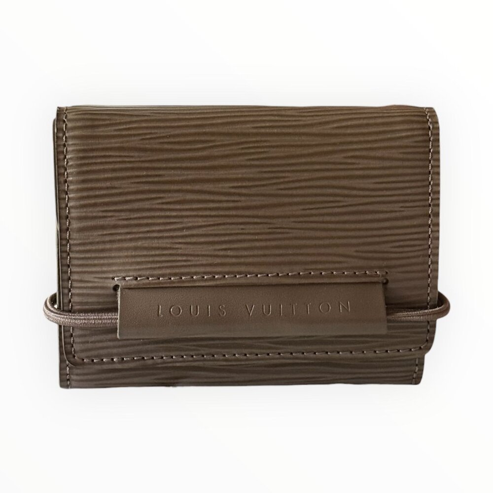 Vintage Louis Vuitton Epi Porte Monnaie Elastic Compact Wallet | Brown - Picture 2 of 7
